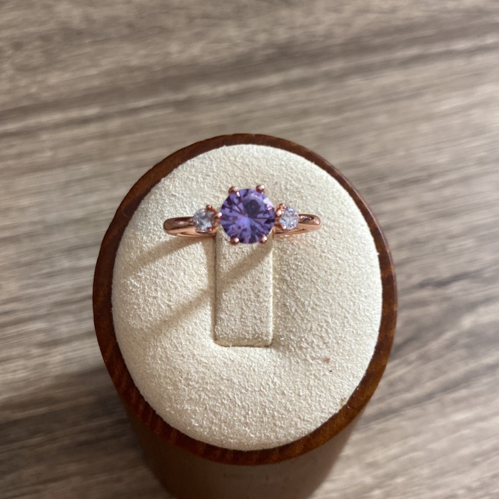 Alexandrite Ring 18K Gold Vermeil NEW
